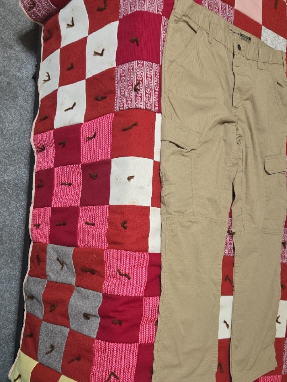 Carhartt Khaki Relaxed Fit Cargo Pants - Picture 4 of 6
